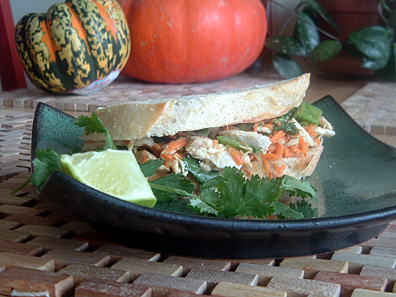 Thai Style Turkey Sandwich