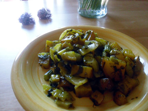 Golden Beets and Fennel with Anise Hyssop 