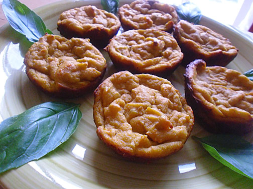 Carrot Chicken Muffins made with Namaste muffin mix