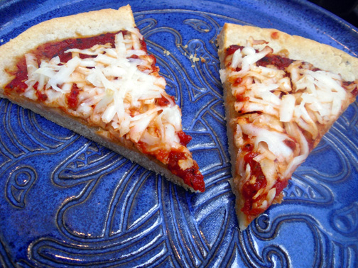 Gluten-free pizza crust, tort style