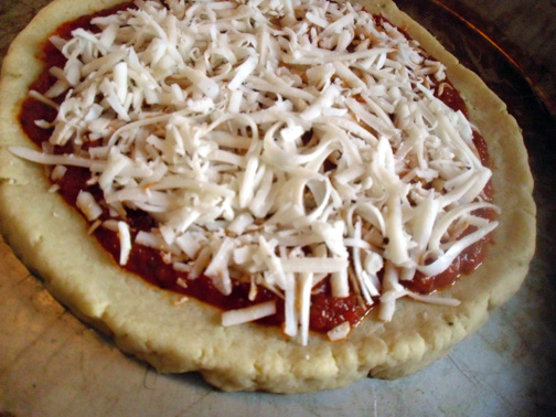 GFpizzatorte2 with almond cheese, before baking