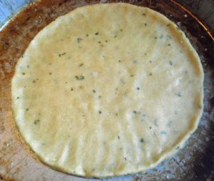 Grain-free almond flour pizza crust