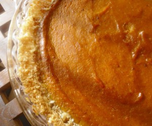 Pumpkin Pie with Coconut Crust