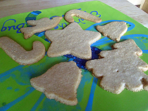 Gluten, grain and sugar free cut-out holiday cookies